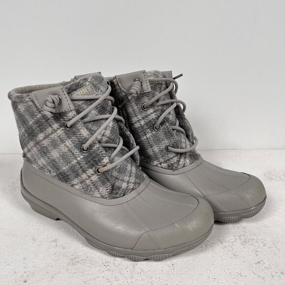 Sperry Top-Sider Gray Duck Boot Size 6 - Picture 2 of 9